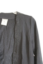 NEW Vocal USA Black Cardigan with Sequin Details | M
