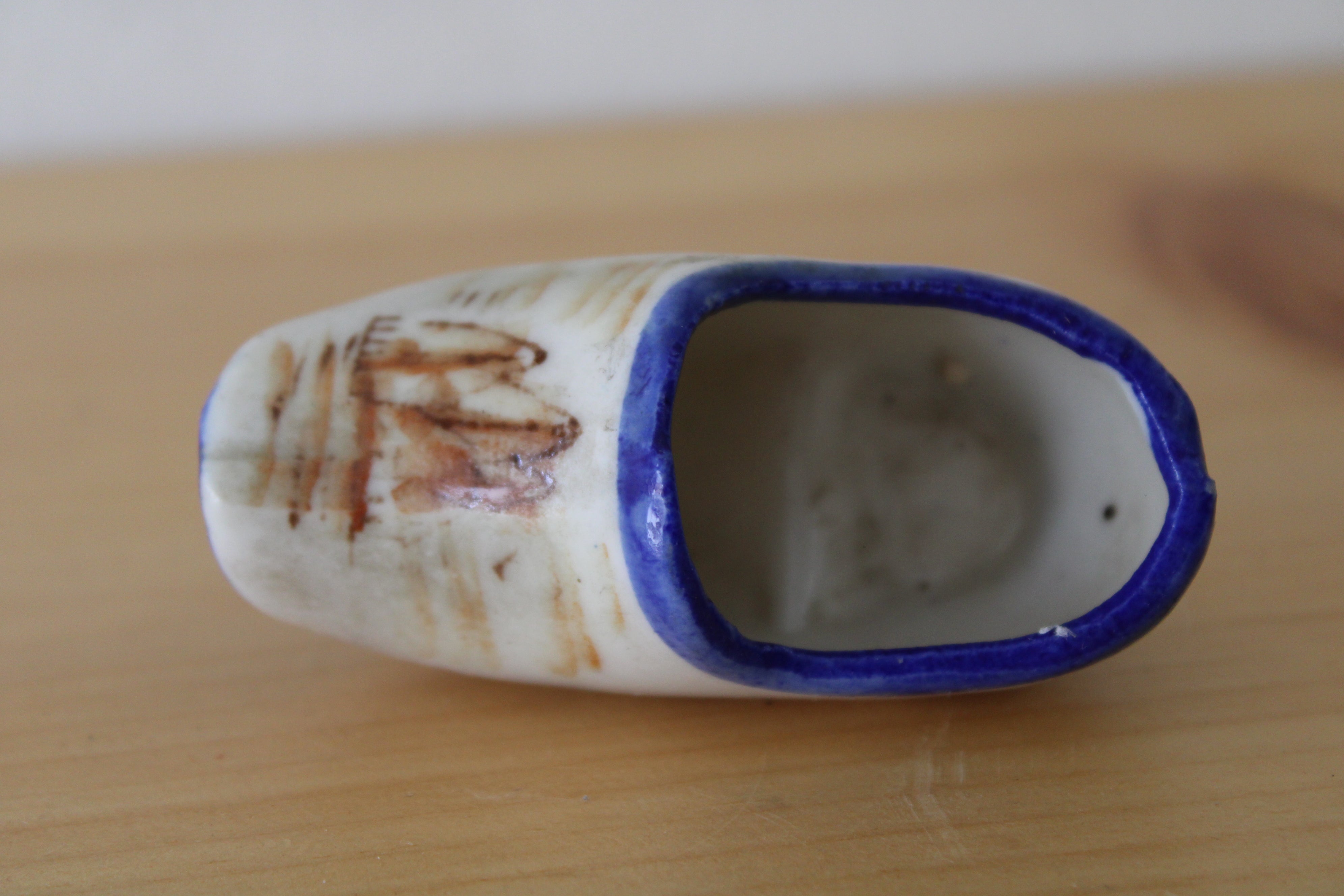 Made In Japan Vintage Ceramic Clog Shoe