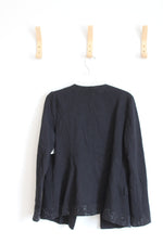 NEW Vocal USA Black Cardigan with Sequin Details | M
