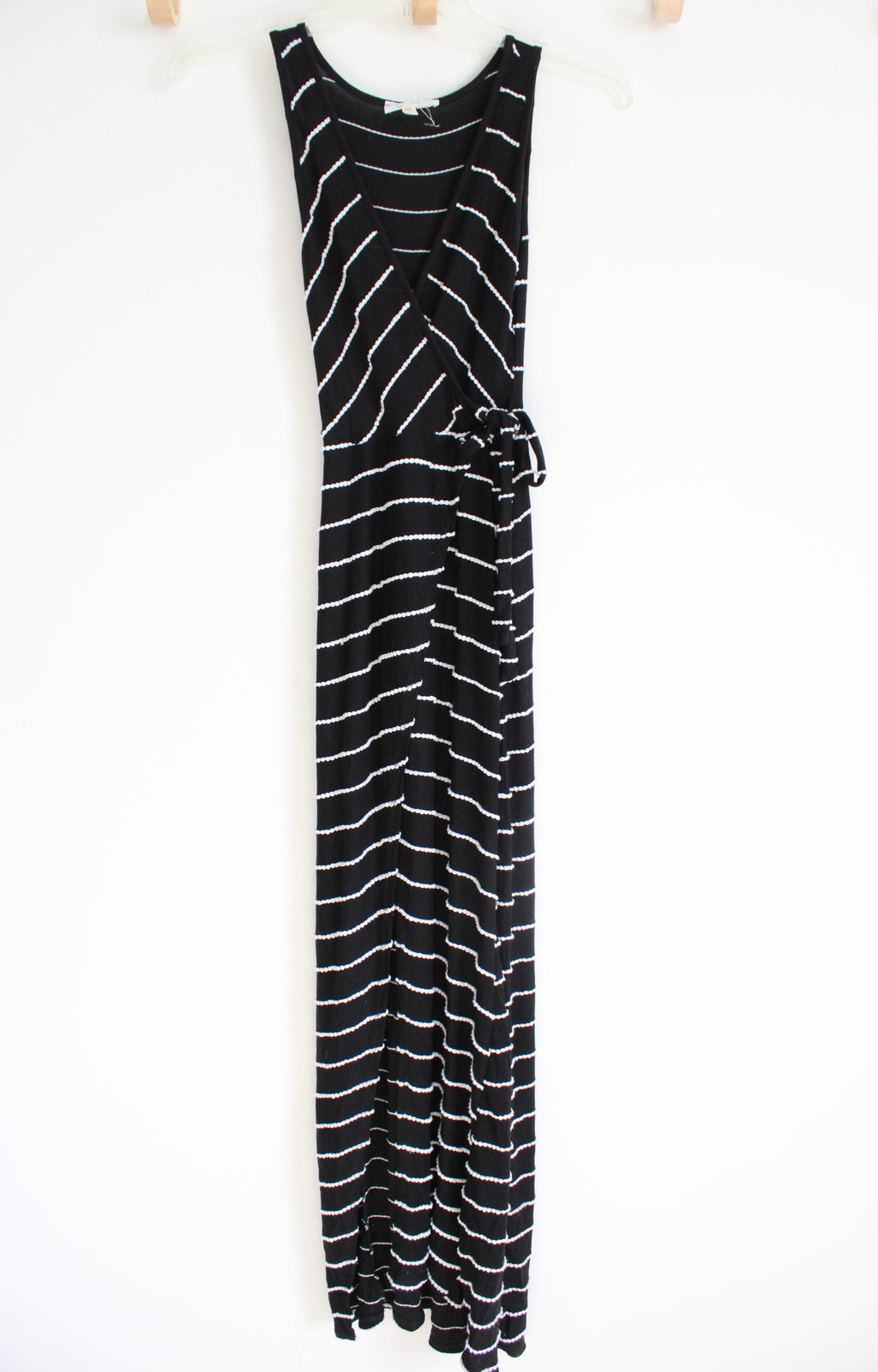 Jessica Simpson Black Striped Maxi Dress | S