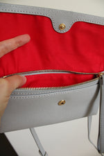 Dooney & Burke Gray Crossbody Bag