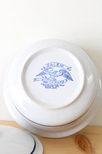 Salem Stoneware Covered Casserole White Dish | 10"