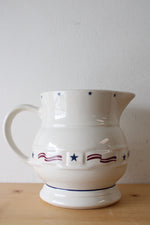 Longaberger All American Woven Traditions Pattern Pitcher