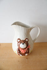 Vintage Otagiri Ceramic Teddy Bear Pitcher