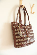 NEW Brighton Christian Woven Leather Bag