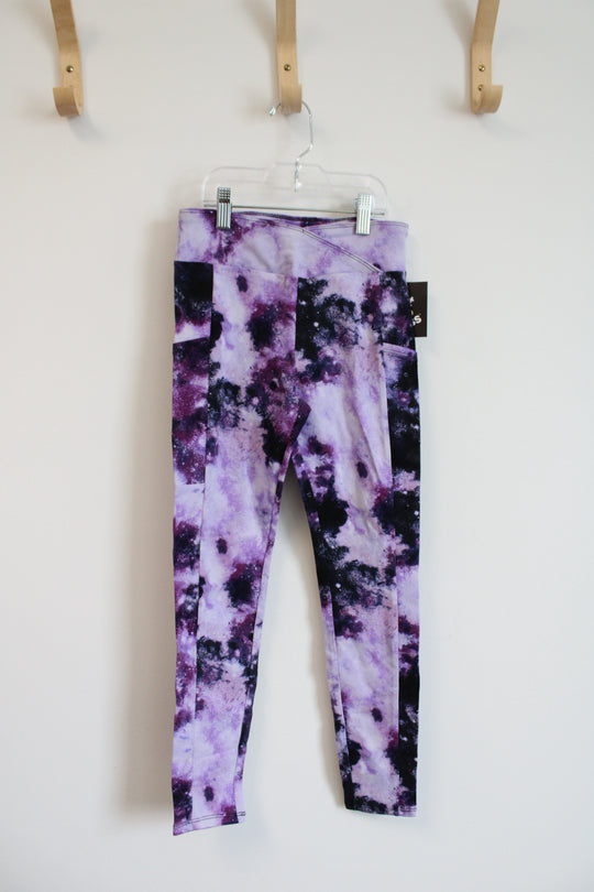 Art Class Purple Tie-Dyed Leggings | Youth M (7/8)