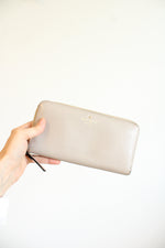 Kate Spade Taupe Leather Wallet