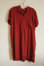 NEW Gap Terracotta Collared Dress | L