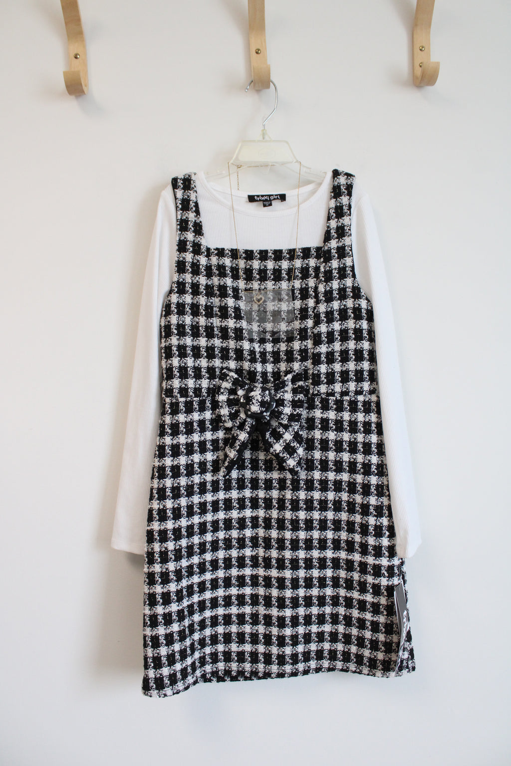 NEW Trixxi Girl Black & White Shirt & Dress Set | Youth 10