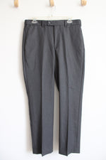 NEW Perry Ellis Portfolio Charcoal Dress Pants | 32X30