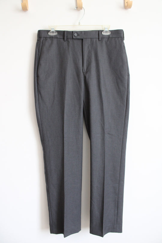 NEW Perry Ellis Portfolio Charcoal Dress Pants | 32X30