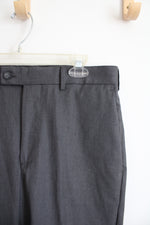 NEW Perry Ellis Portfolio Charcoal Dress Pants | 32X30