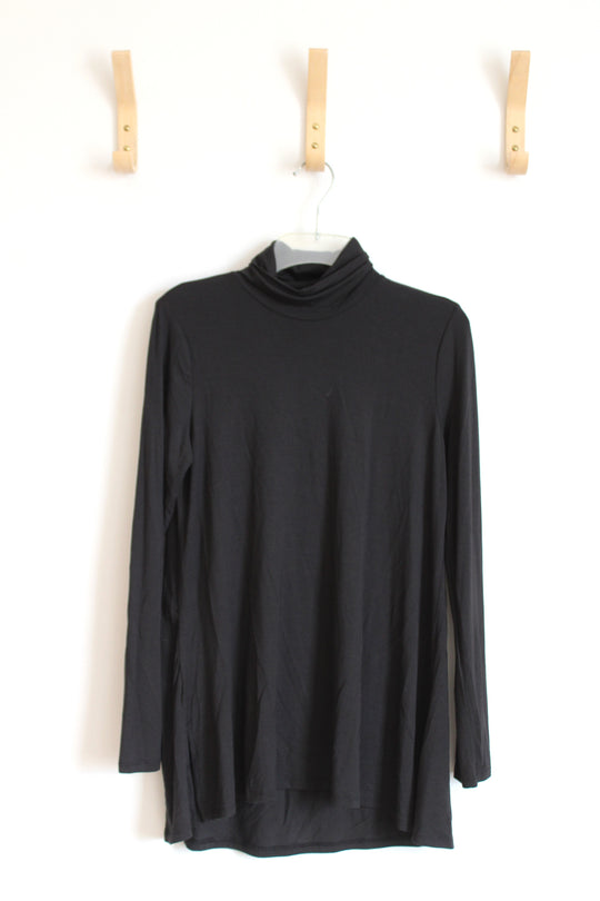 NEW Grace Elements Long Black Turtleneck | S