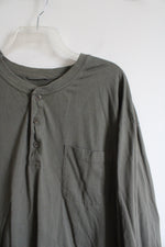 RedHead Green Henley Shirt | 3XL