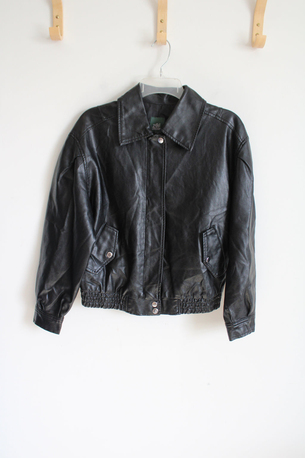 Wild Fable Black Vegan Leather Jacket | XS