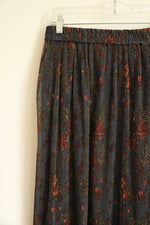 Her Destiny Floral Metallic Pleated Tulle Skirt | M