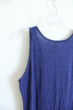 NEW American Apparel Blue "Fresher Than You" Tank Top