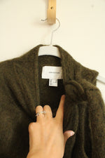 H&M Edition Olive Green Wool Blend Sweater Vest | XS