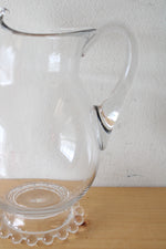 Imperial Candlewick Clear Glass Pitcher