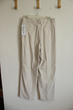 NEW Rhone Beige Pleated Trouser | 10