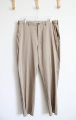 Haggar Classic Fit Tan Dress Pants | 36X32