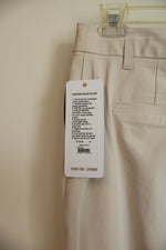 NEW Rhone Beige Pleated Trouser | 10