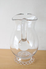 Imperial Candlewick Clear Glass Pitcher