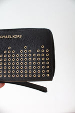 Michael Kors Hayes Black Wristlet Wallet