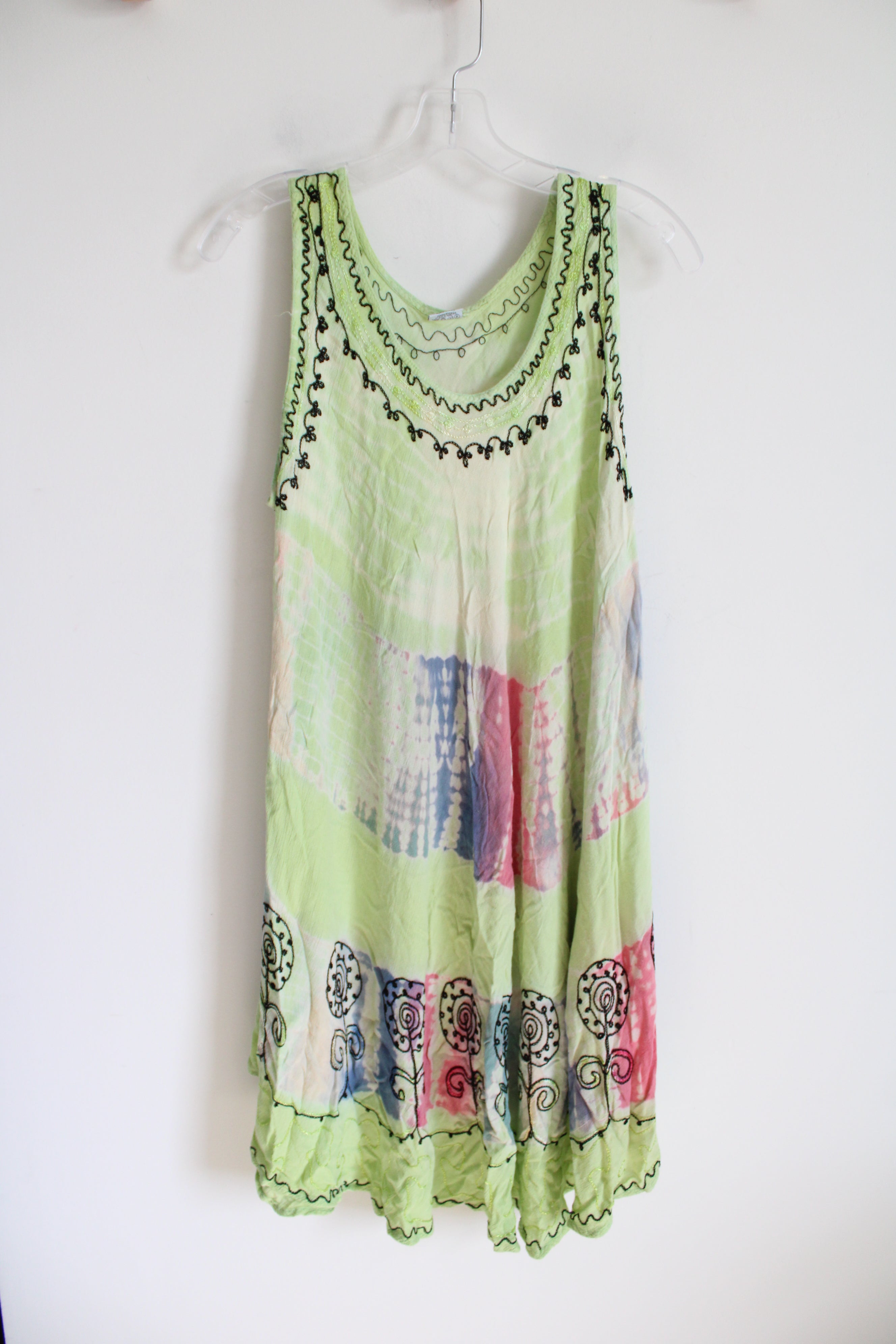 Shoreline Light Green Boho Style Dress | One Size