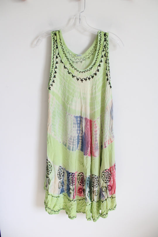 Shoreline Light Green Boho Style Dress | One Size