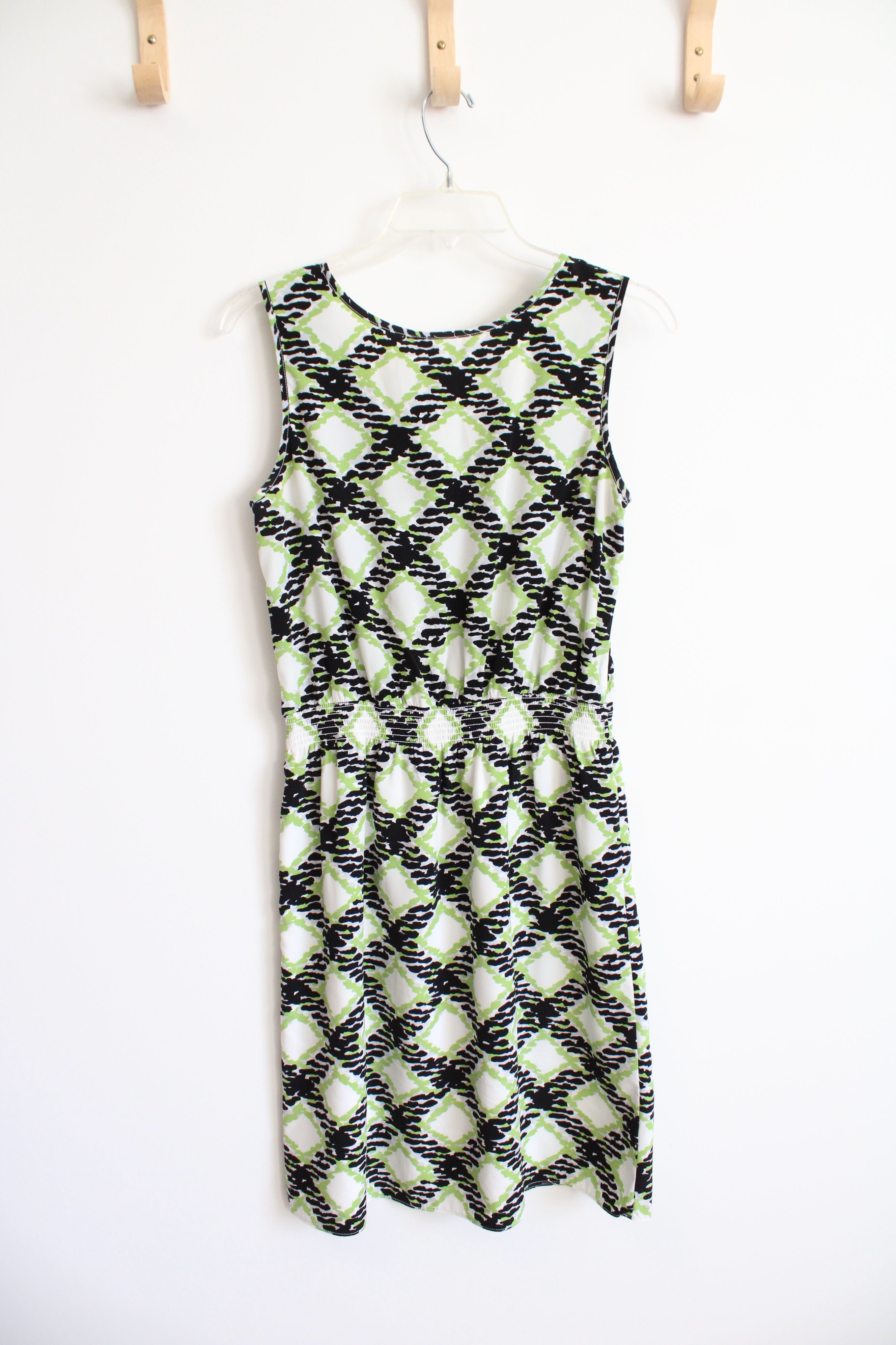 banana republic black white dress Formal Plus Size Dress Short R&M Richards 5471W main image 0