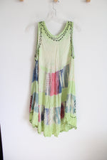Shoreline Light Green Boho Style Dress | One Size