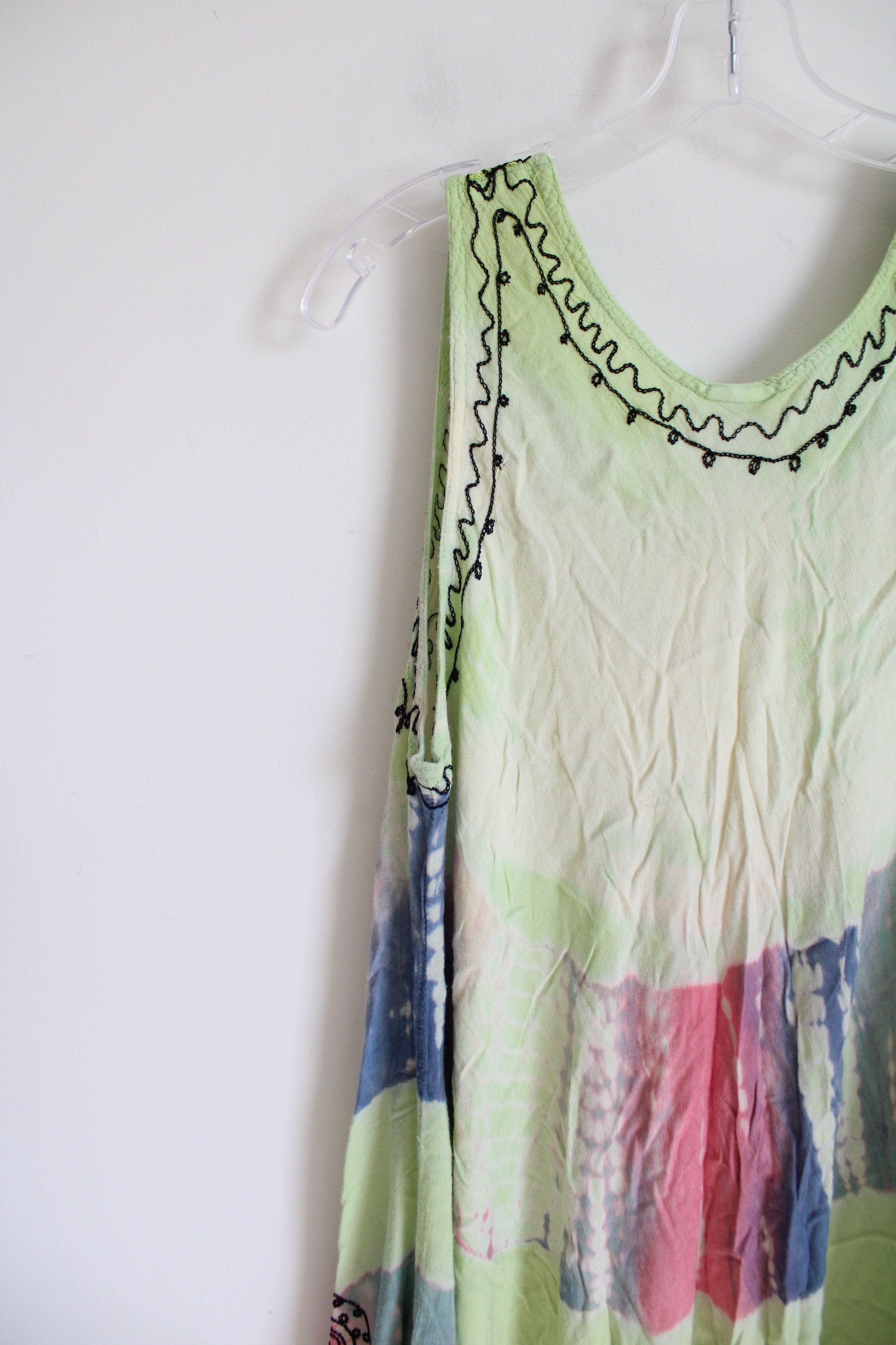 Shoreline Light Green Boho Style Dress | One Size