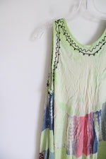 Shoreline Light Green Boho Style Dress | One Size
