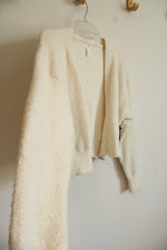 NEW Forever 21 Cream Boucle Cardigan | M