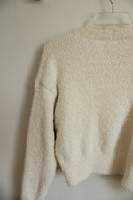 NEW Forever 21 Cream Boucle Cardigan | M