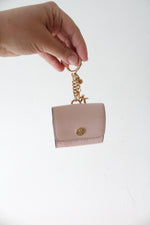 Michael Kors Jet Set Pink Airpods Case Keychain