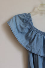 LOFT Off Shoulder Women’s Denim Dress | S Petite