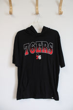 Fanatics Black 76ers Hoodie Shirt | M
