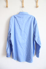 Calvin Klein Infinite Non-Iron Slim Fit Stretch Blue Button Down Shirt | 2XL