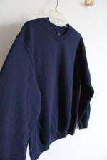 Gildan Heavy Blend Navy Pullover Sweatshirt | M