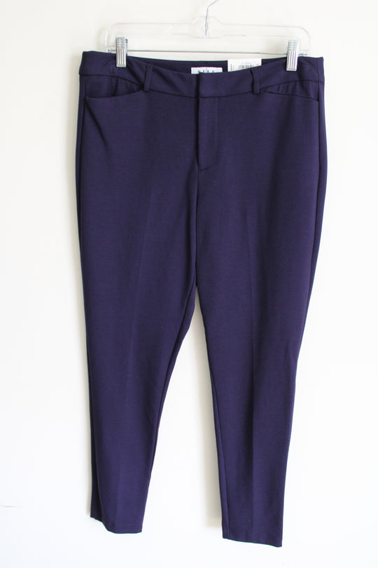 NEW Elle Evening Blue Skinny Mid Rise Pant | 12
