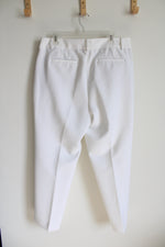 Talbots White Trouser Pants | 14