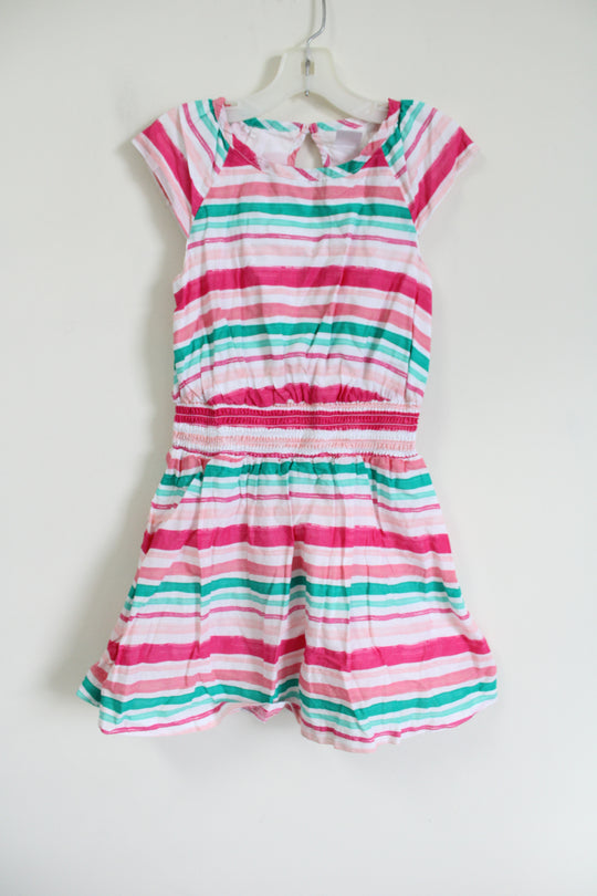 Gymboree Pink & Blue Striped Dress | 7