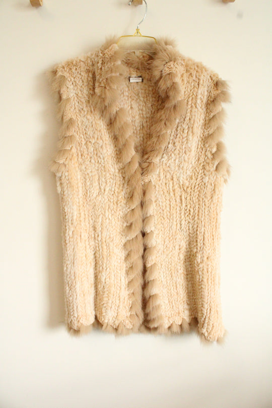 Mitche's Rabbit Fur Vest | L