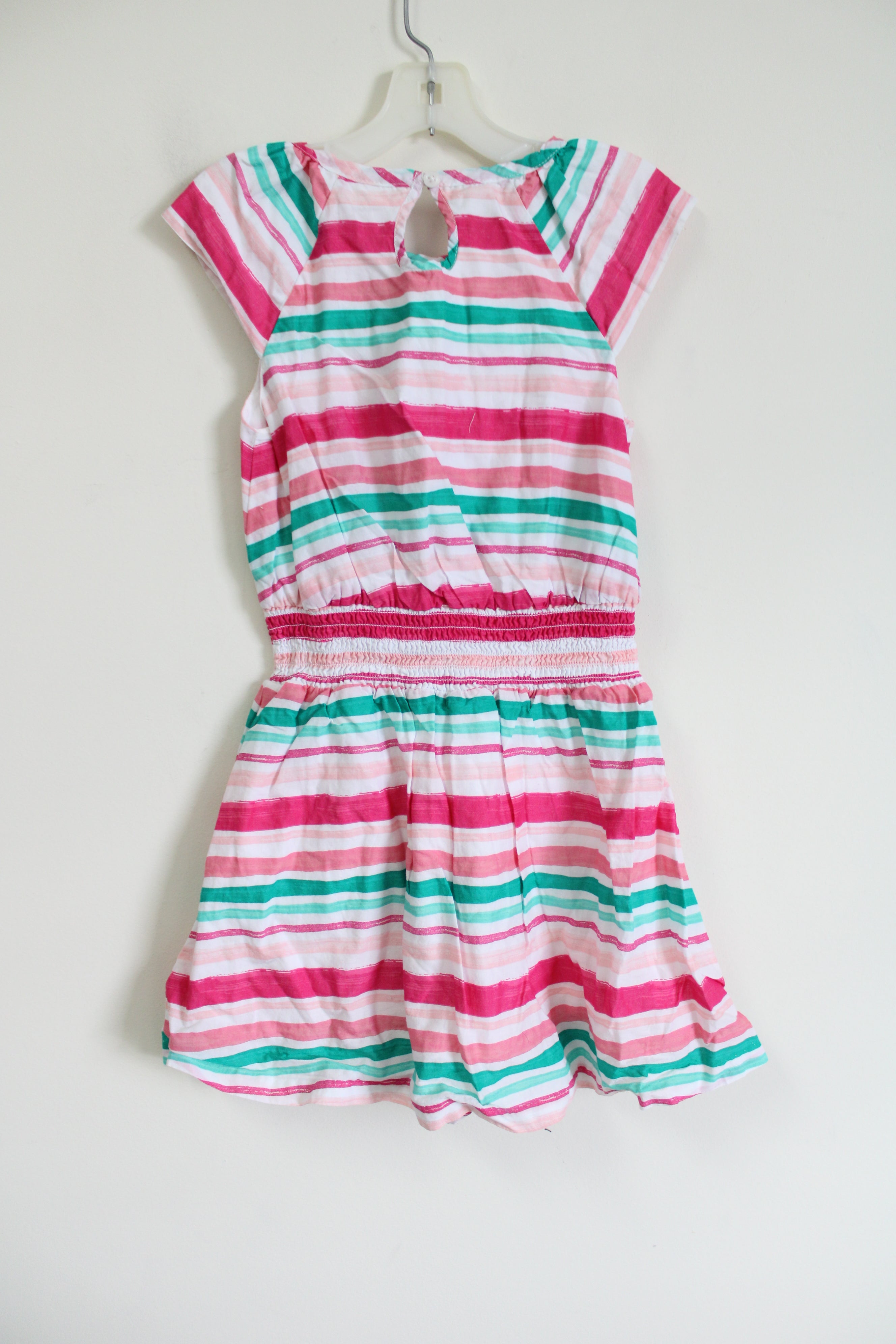 Gymboree Pink & Blue Striped Dress | 7 Jubilee Thrift Gymboree Pink & Blue Striped Dress | 7 Jubilee Thrift