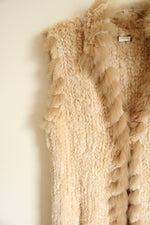 Mitche's Rabbit Fur Vest | L