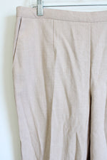 Alfred Dunner Tan Woven Pant | 16W