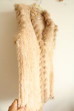 Mitche's Rabbit Fur Vest | L