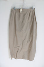 NEW Ann Taylor Tan Khaki Skirt | 8 Petite